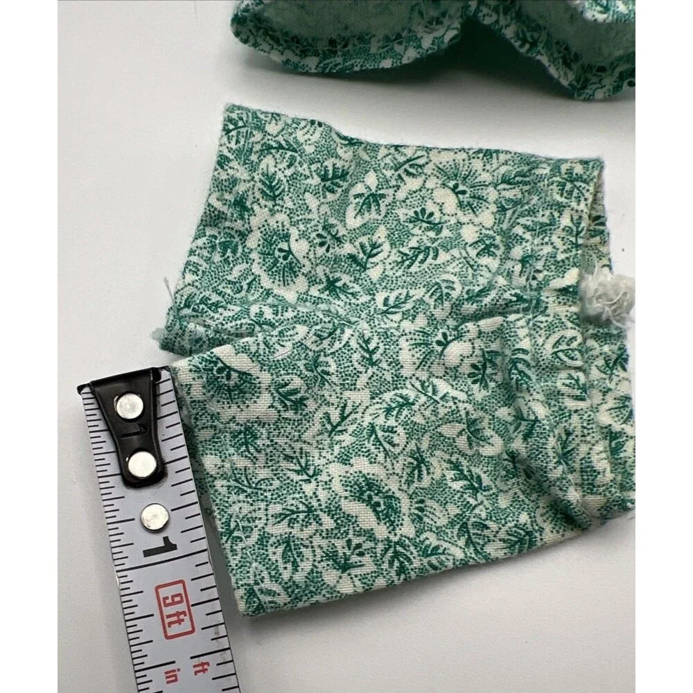 Barbie 1960's Teal Pajamas W/White Lace Trim and Blue Robe/Housecoat